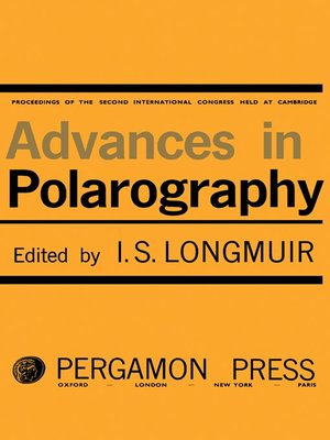 cover image of Advances in Polarography